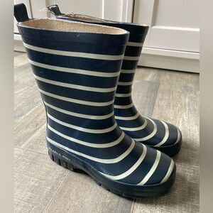 Polarn O Pyret POP rain boots navy stripe